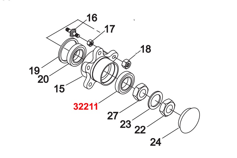 Vị Trí Lắp Đặt Vòng Bi 32211