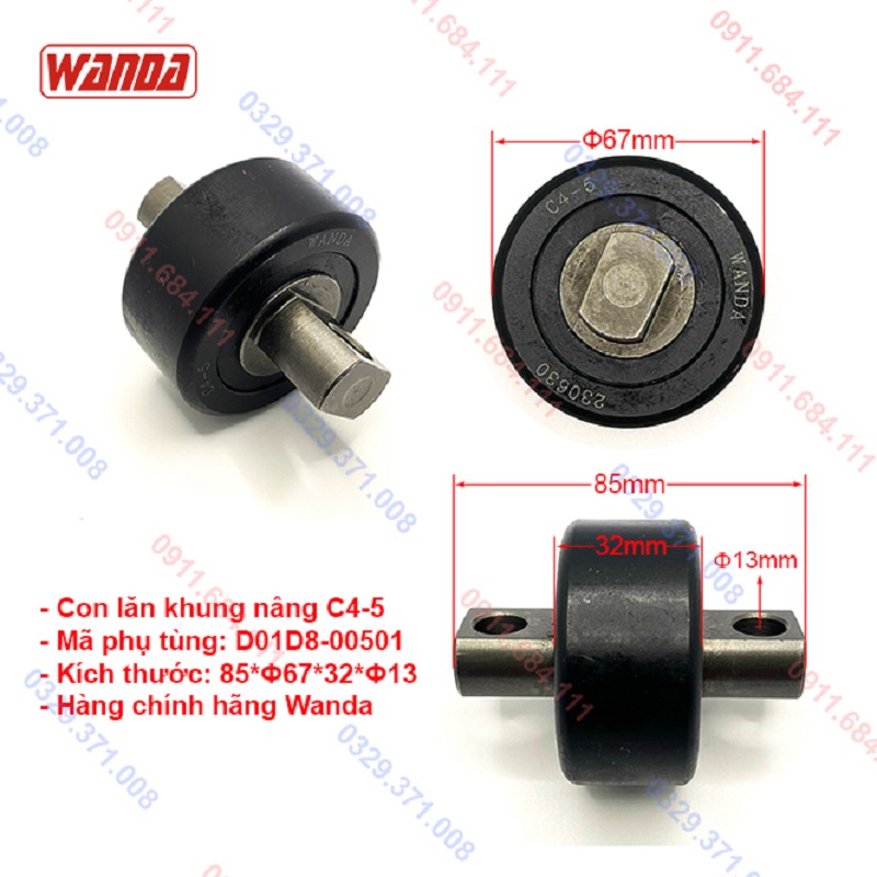 Kích Thước con Lăn D01D8-00501 Kích Thước con Lăn D01D8-00501