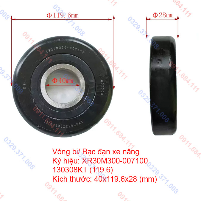 Vòng Bi, Bi Càng, Bạc Đạn XR30M300-007000 Vòng Bi, Bi Càng, Bạc Đạn XR30M300-007000