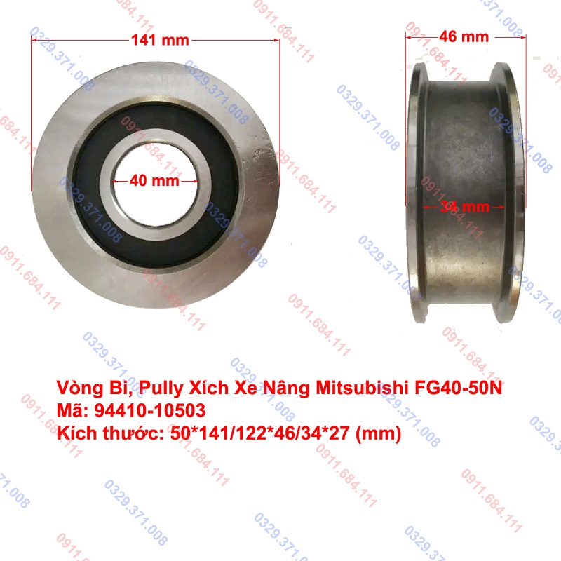 Vòng Bi Xích Xe Nâng 94410-10503 Vòng Bi Xích Xe Nâng 94410-10503