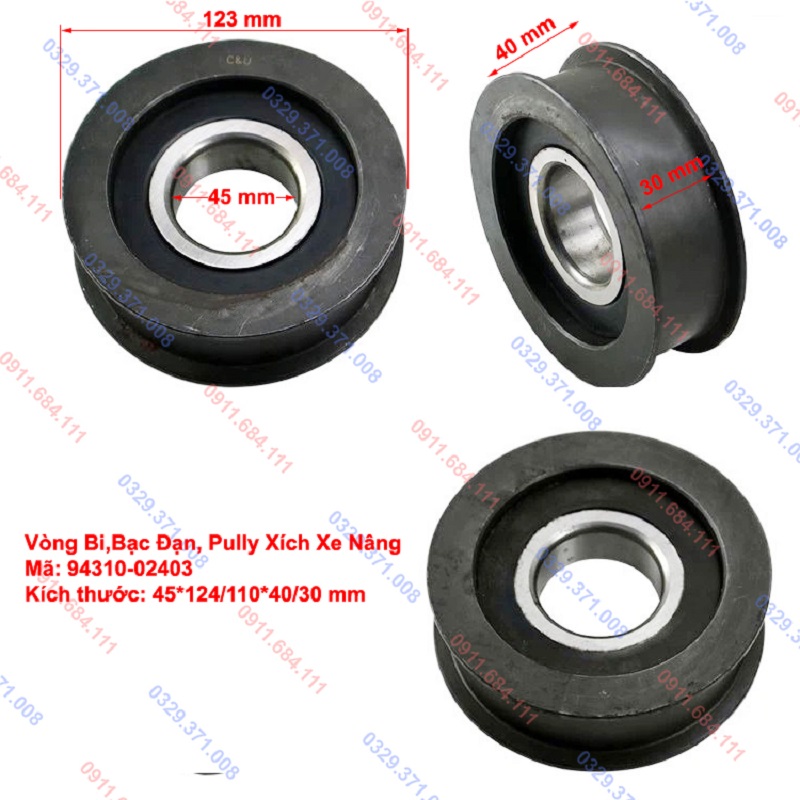 Vòng bi xích xe nâng mitsubishi 94310-02403 Vòng bi xích xe nâng mitsubishi 94310-02403