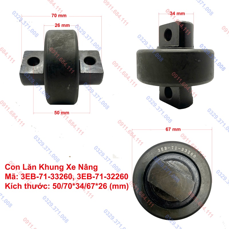 Con Lăn Ngang Khung Nâng 3EB-71-33260 Con Lăn Ngang Khung Nâng 3EB-71-33260