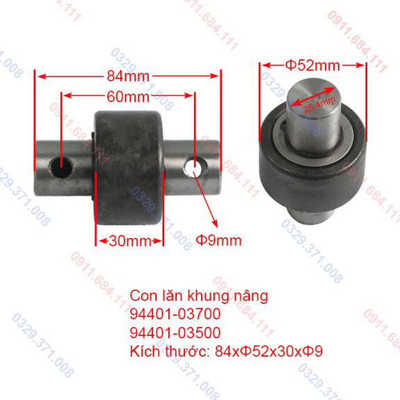 Con Lăn Khung Nâng 94401-03700 Con Lăn Khung Nâng 94401-03700