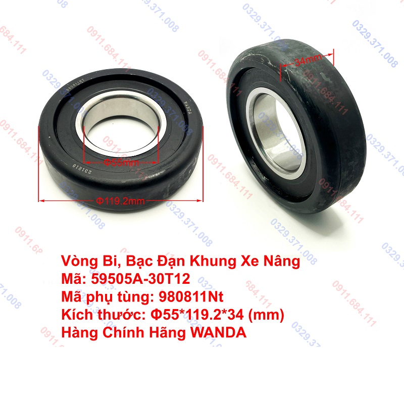 Bạc Đạn Khung Nâng 59505A-30T12 Bạc Đạn Khung Nâng 59505A-30T12