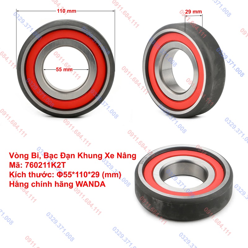 Bạc Đạn Khung Nâng 760211K2T Bạc Đạn Khung Nâng 760211K2T