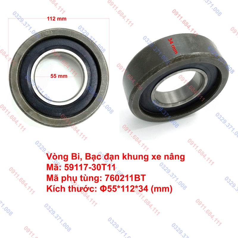 Bi Càng Xe Nâng 59117-30T11 Bi Càng Xe Nâng 59117-30T11