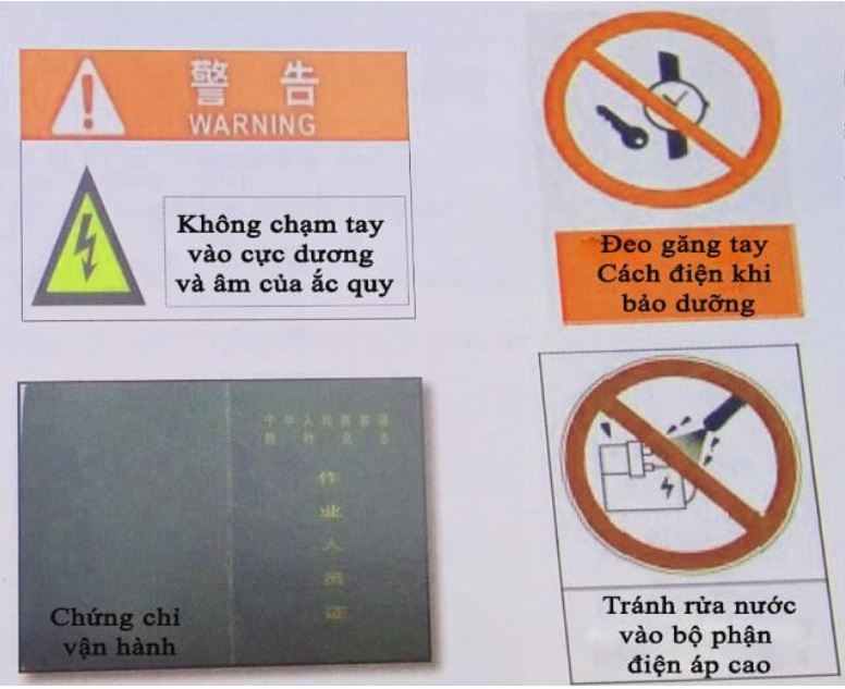 an toàn sử dụng ắc quy lithium