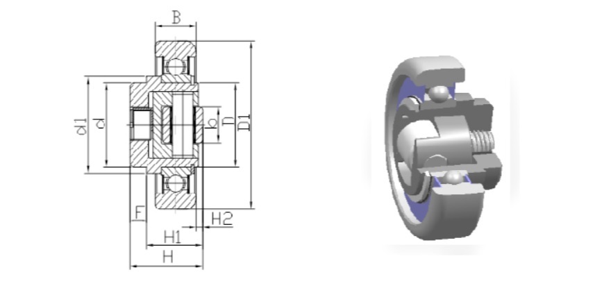 Bạc Đạn Khung Xe Nâng EP Equipment Bạc Đạn Khung Xe Nâng EP Equipment