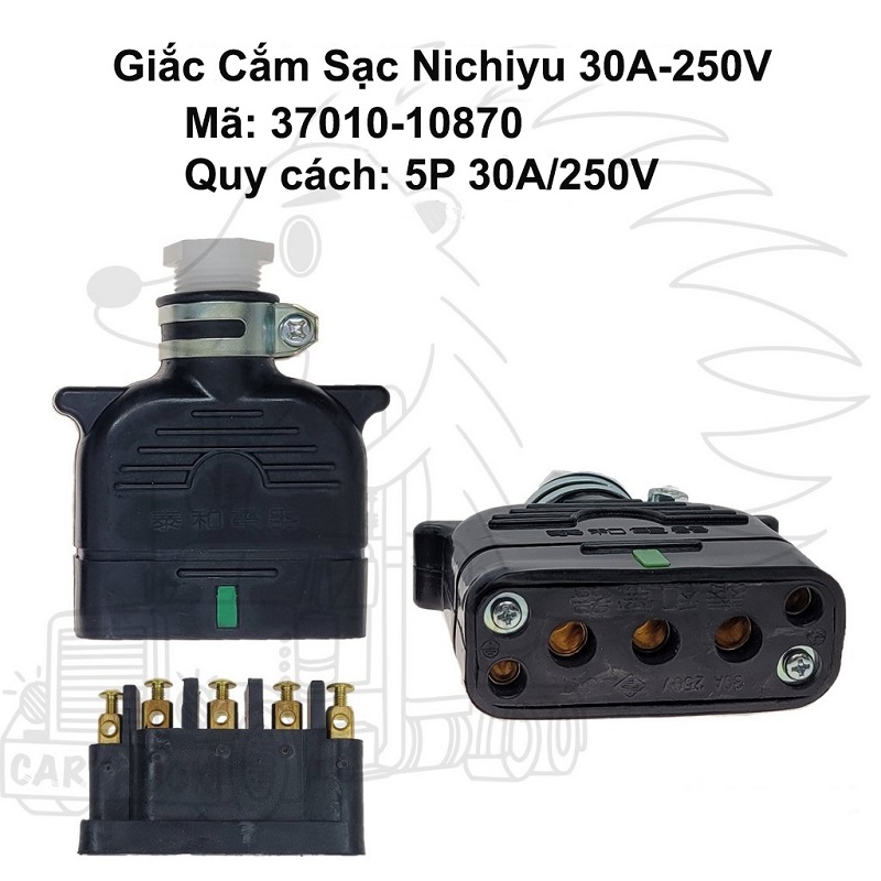 Giắc Cắm Sạc Nichiyu 30A250V
