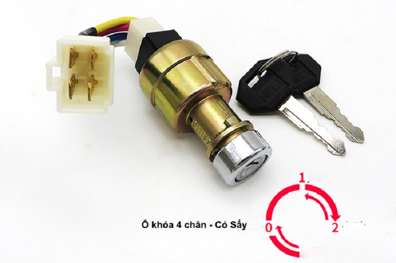 Ổ Khóa Xe Nâng 4 Chân Ổ Khóa Xe Nâng 4 Chân