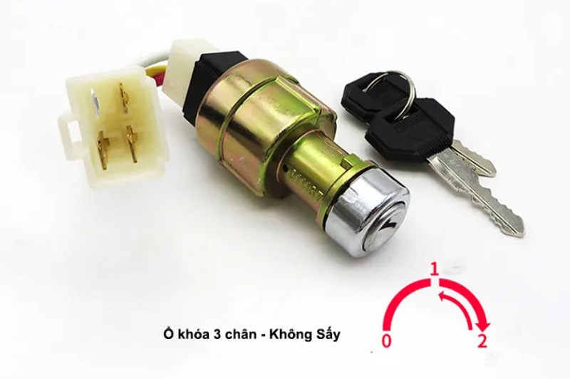 Ổ Khóa Xe Nâng 3 Chân Ổ Khóa Xe Nâng 3 Chân