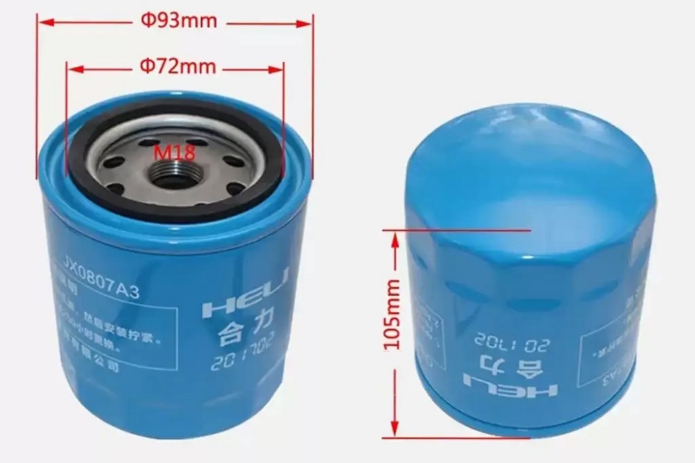 Kích Thước Lọc Nhớt JX0807