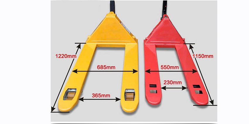 Xe Nâng Tay Càng Rộng Và Xe Nâng Tay Càng Hẹp 
