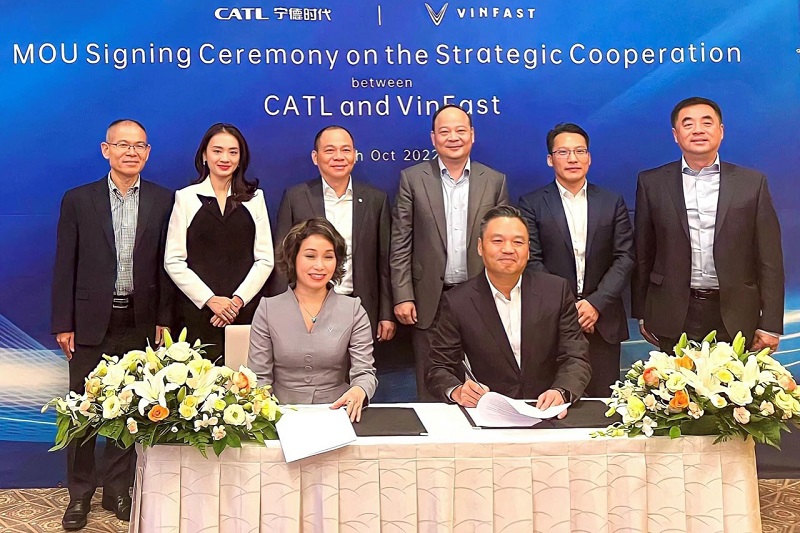 Vinfast và CATL hợp tác phát triển pin lithium-ion CTC